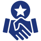 Blue security personnel illustration